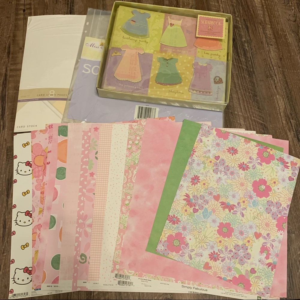 HUGE Scrapbook & Embellishments Bundle